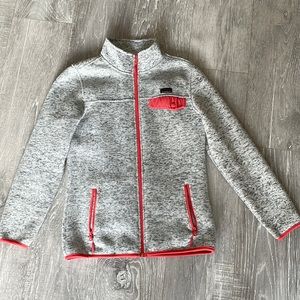 Girls fleece lined jacket size large 14/16